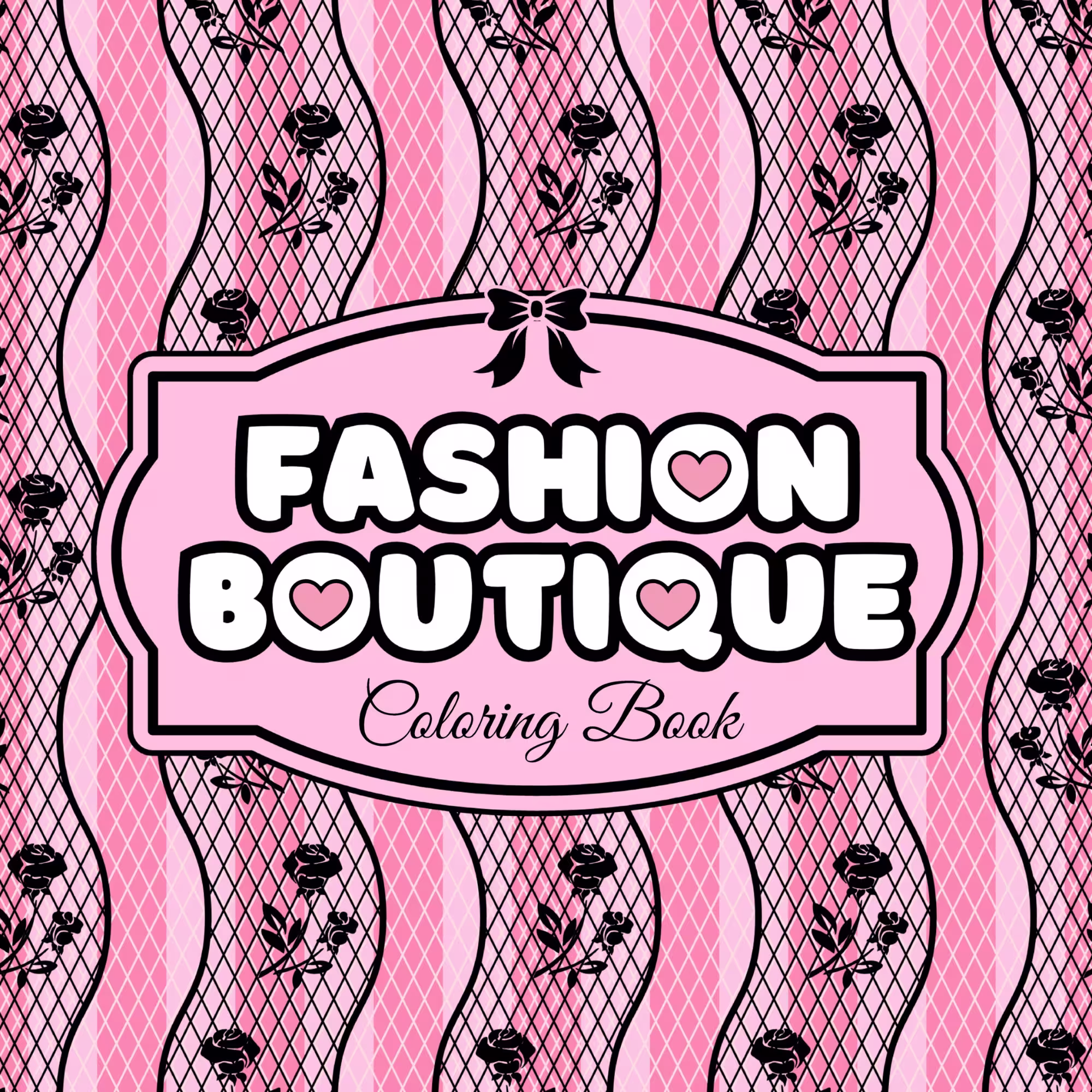 90s girly girls fashion boutique clothes cute amazon coloring book for tweens and kids and adults